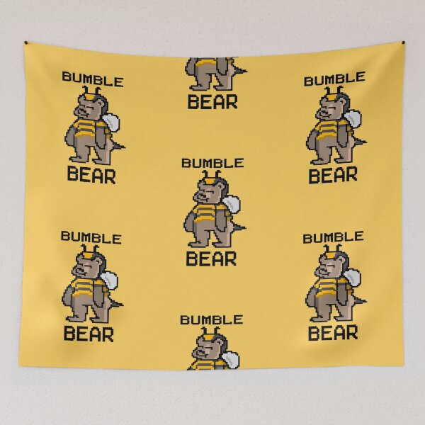 Aperçu de l'œuvre Bumble Bear (w / text) créée et vendue par BayleysBears.