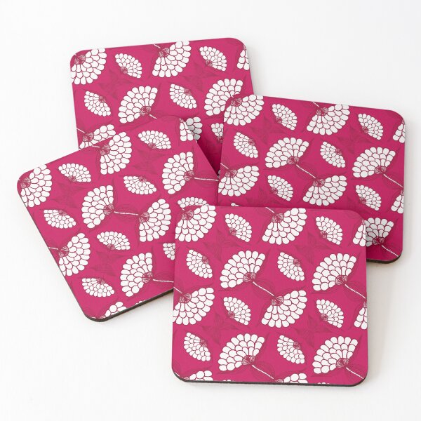 Item preview, African Floral Motif on Magenta designed and sold by The Wellington Boot.