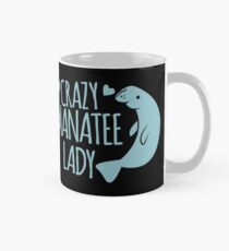 Taza clásica Crazy Manatee Lady