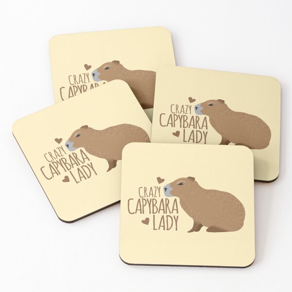 Item preview, Crazy Capybara lady designed and sold by jazzydevil.
