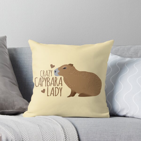 Item preview, Crazy Capybara lady designed and sold by jazzydevil.
