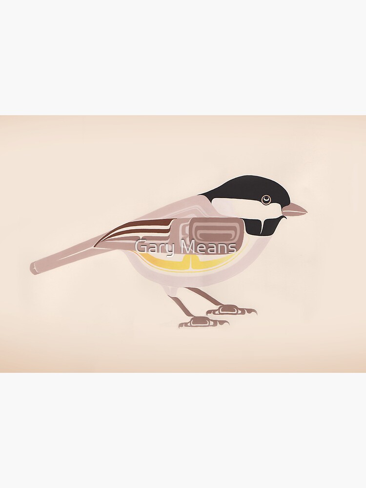 Thumbnail 2 of 2, Greeting Card, Black-Capped Chickadee designed and sold by gmeans.