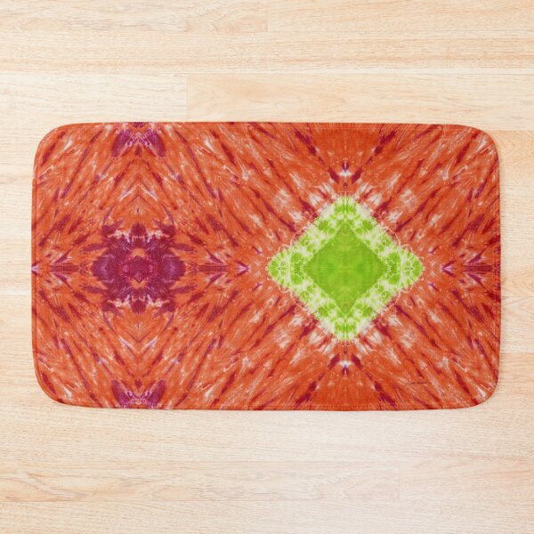 Item preview, Shibori Diamonds in Mango Sauce designed and sold by PolkaDotStudio.