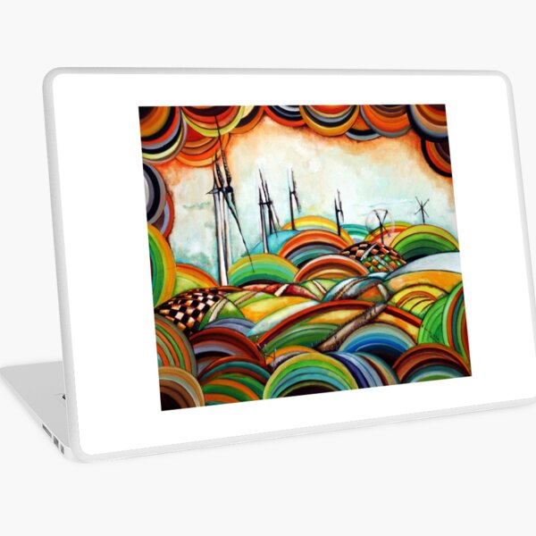 Il Camino de Santiago - Windmills Laptop Skin