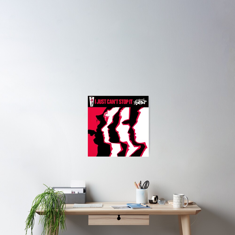 T-shirt Vintage The English Beat 'I Just Can't Stop It' - Deux Tons, Coton, Taille L, édition Rétro Années 80