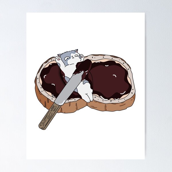 Item preview, Cat on Bread designed and sold by SirBobalot.
