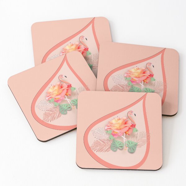 Item preview, BLOOMING CORAL FLAMINGO 231. designed and sold by sana90.