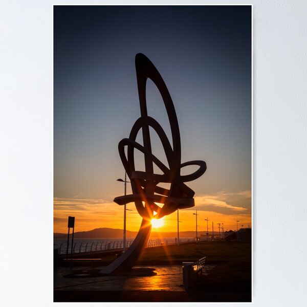 Item preview, The Kitetail sculpture at Aberavon seafront designed and sold by Leighton Collins.