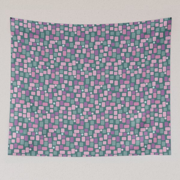 Item preview, green and pink rectangles - seamless pattern designed and sold by colorofmagic.