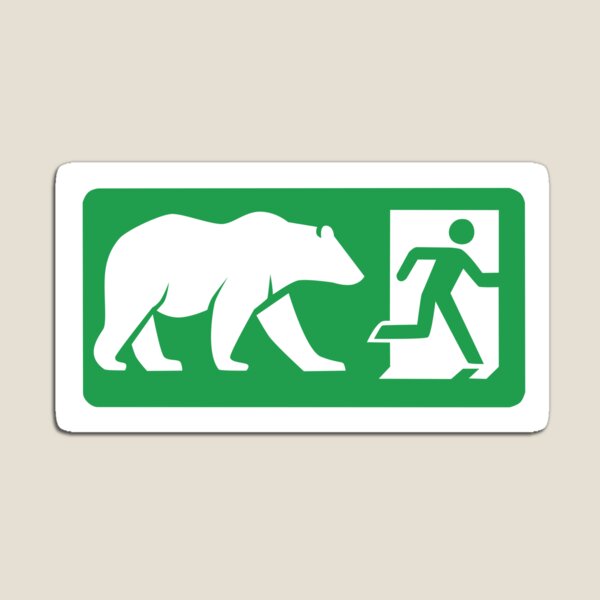 Item preview, Exit Pursued by a Bear Sign designed and sold by mrlarry87.