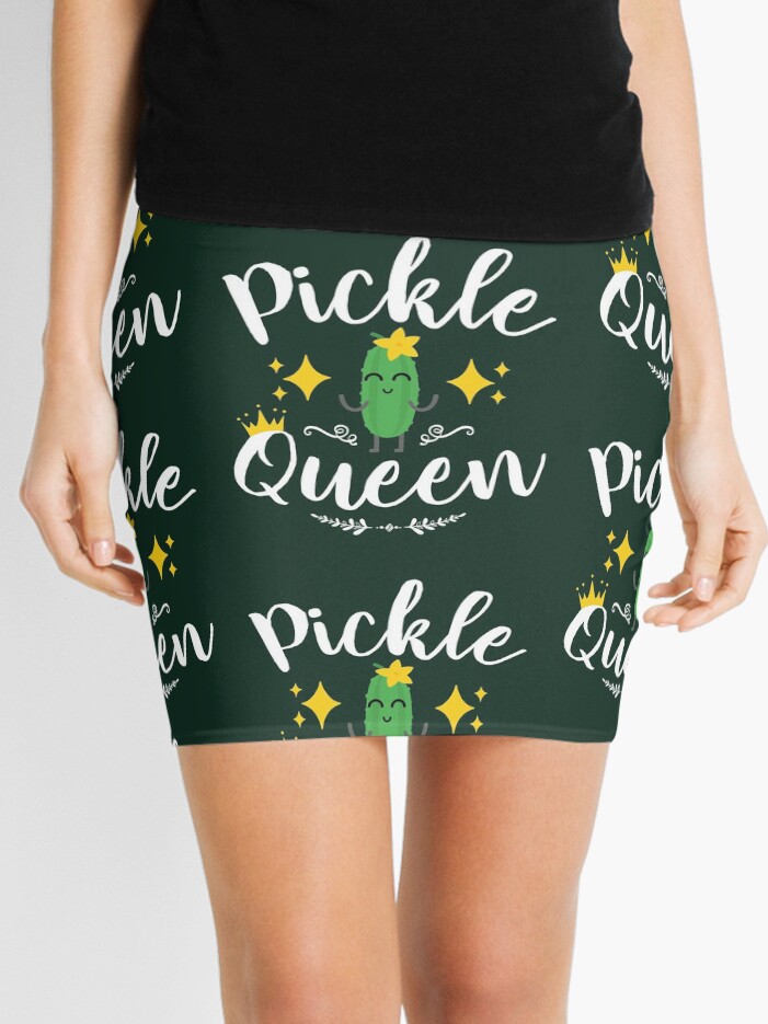 Green mini 2025 skirt queen