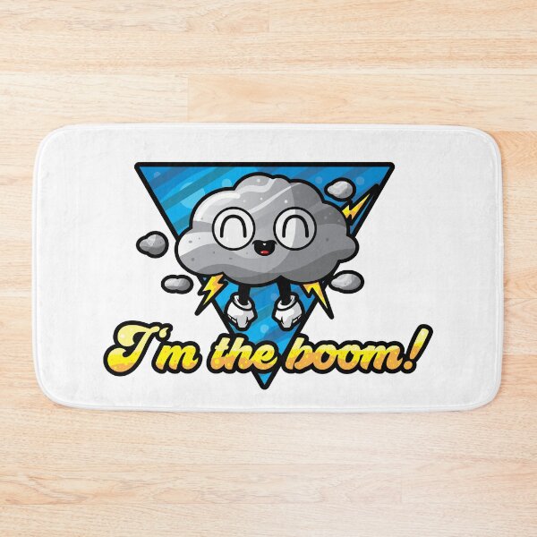 Item preview, Smiling Thunderstorm Rain Cloud with Lightning Bolt  designed and sold by swiftyspade.