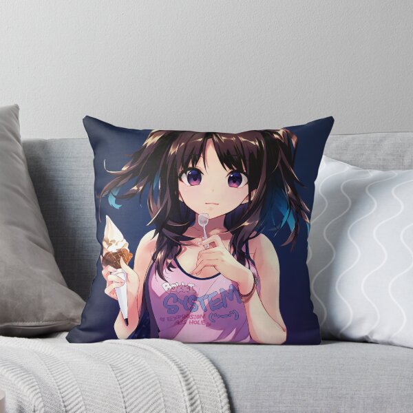 Item preview, Anime Girl Enjoying Ice Cream designed and sold by aventi24.