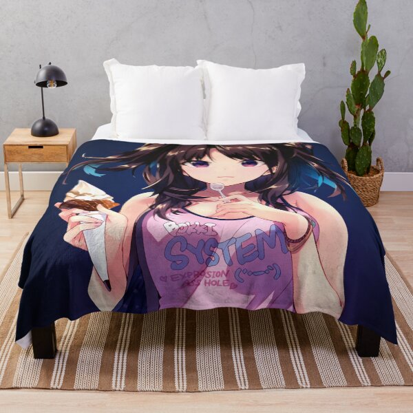 Item preview, Anime Girl Enjoying Ice Cream designed and sold by aventi24.