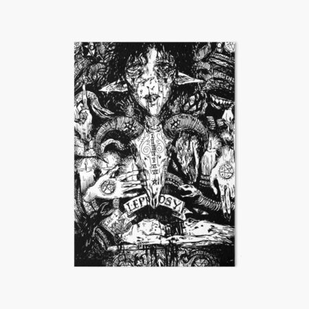 ghostemane Art Board Print by Kevinclarki