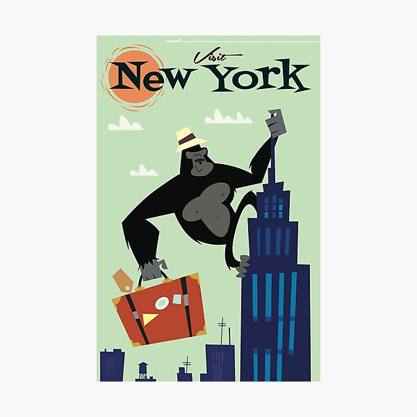 Item preview, Visit New York poster designed and sold by GAGodel.