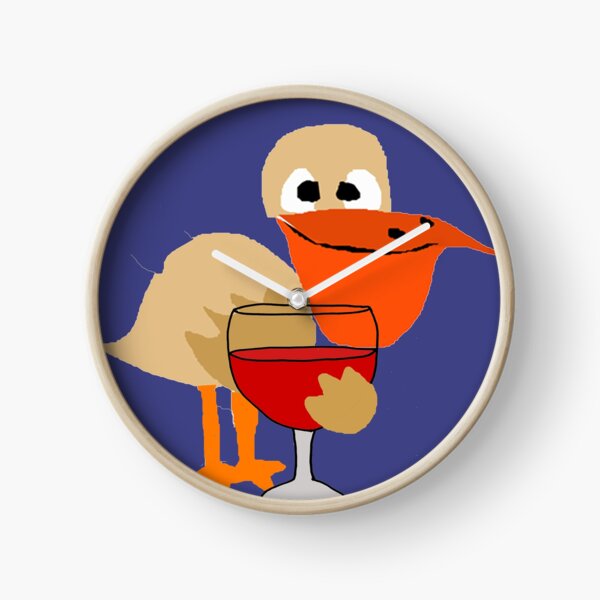 Item preview, Funny Pelican Drinking Wine designed and sold by Nature's Fancy.