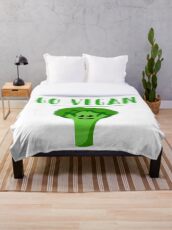 Go Vegan Throw Blanket
