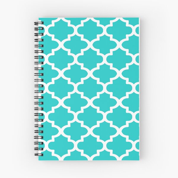 Item preview, Quatrefoil Pattern In White Outline On Sky Blue  designed and sold by taiche.