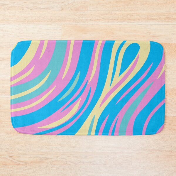 Item preview, pastel hypnotic shapes - pink blue light yellow designed and sold by M-Lorentsson.