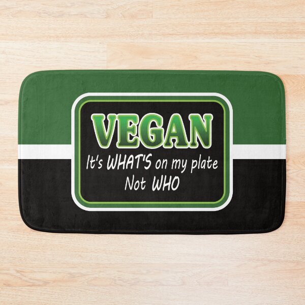 Item preview, Vegan - It's What's on My Plate NOT Who designed and sold by NoBonesLife.