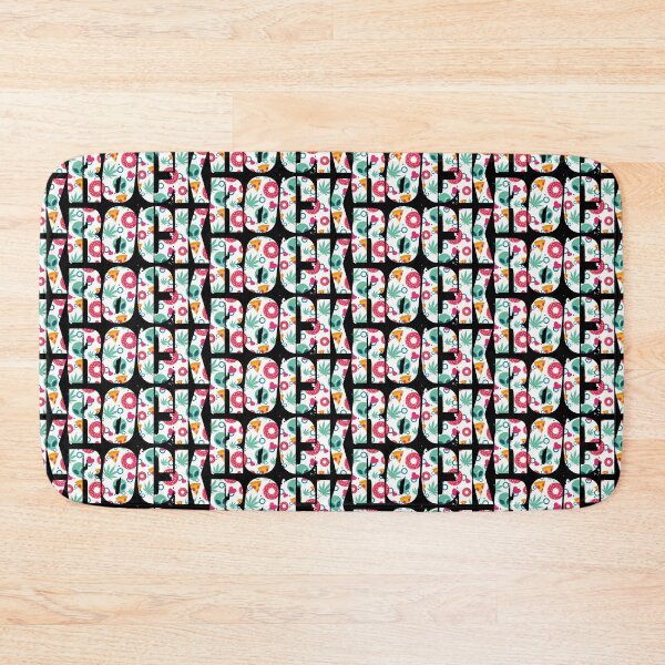 Item preview, Rock cannabis alien font music pattern designed and sold by KleinJenny.