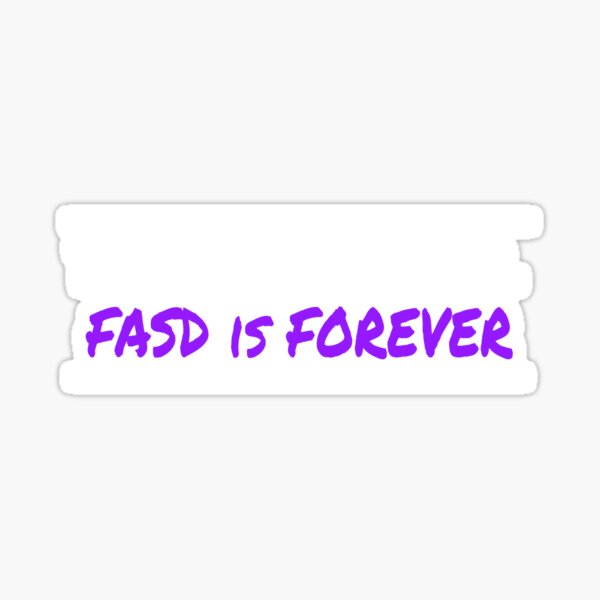 Spreading FASD awareness everywhere you go! Sticker