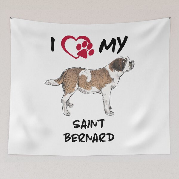 Item preview, I Heart My Saint Bernard designed and sold by PurefireDesigns.