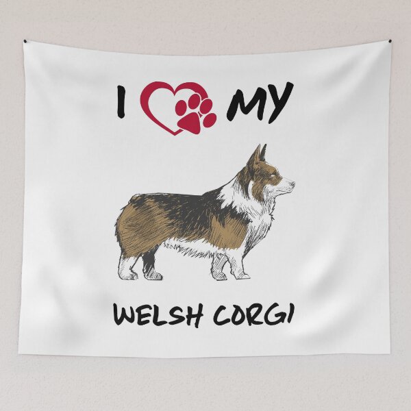 Item preview, I Heart My Welsh Corgi designed and sold by PurefireDesigns.