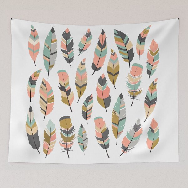 Item preview, Feathers in Color designed and sold by ArtMeraki.