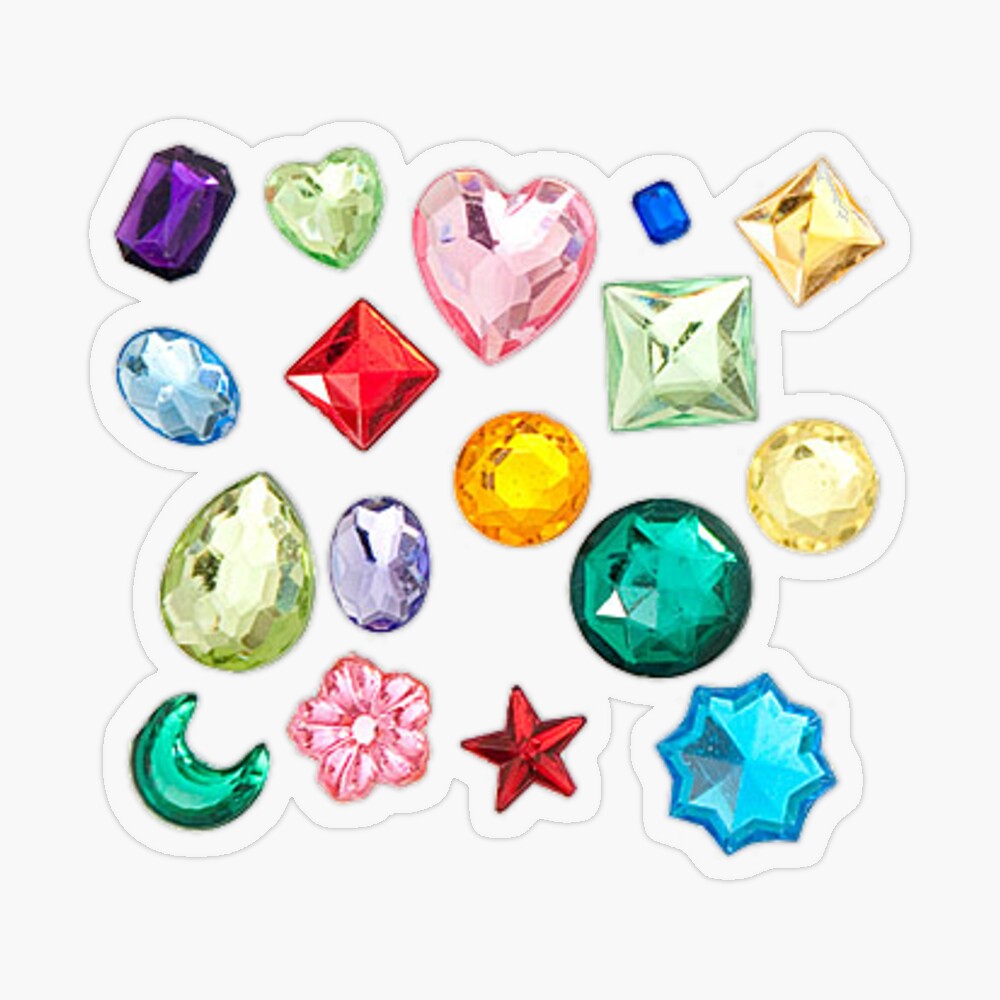 Large Gem Stickers – Marquee Demo