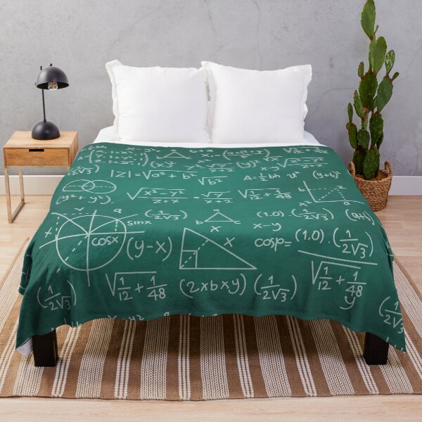 Item preview, Math Formulas Chalkboard School Geek designed and sold by BluePlanet.