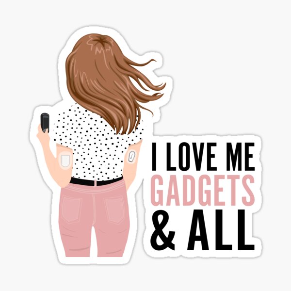I Love Me Gadgets and All Sticker