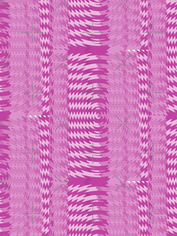 Thumbnail 3 of 3, Scarf, Mod Wavy Pink designed and sold by MidModStyle.