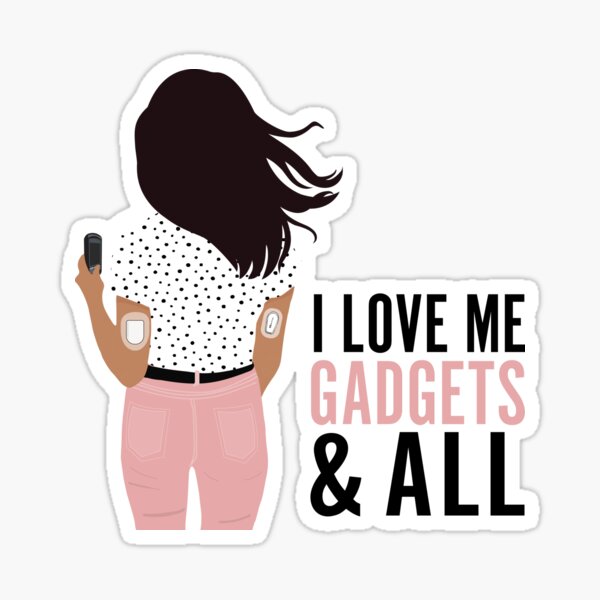 I Love Me Gadgets and All Sticker