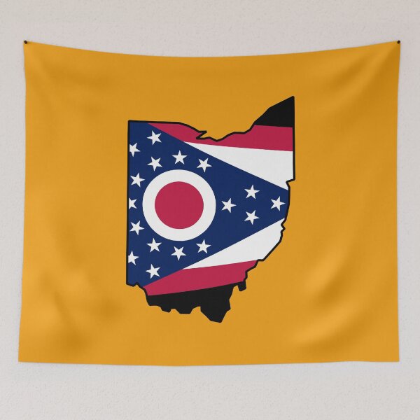 Item preview, U.S. STATES FLAGS/OUTLINES - OHIO designed and sold by WOOFANG.