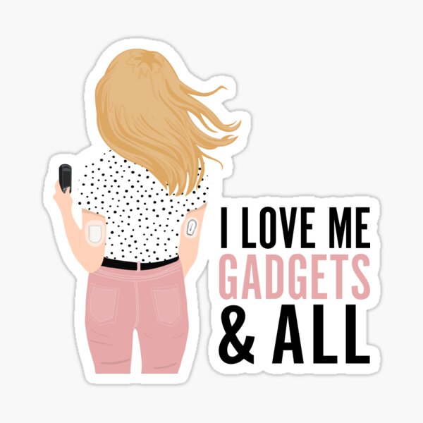 I Love Me Gadgets and All Sticker