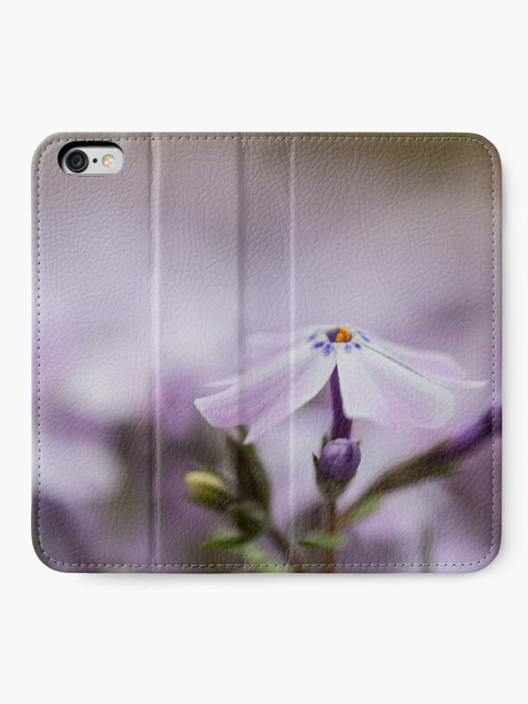 Alternate view of Lavender Spring Flowers iPhone Wallet