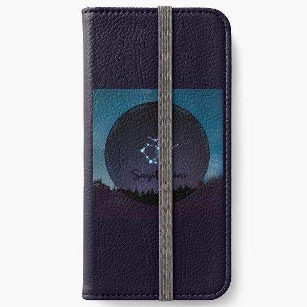 Sagittarius Zodiac Sign Character Traits iPhone Wallet