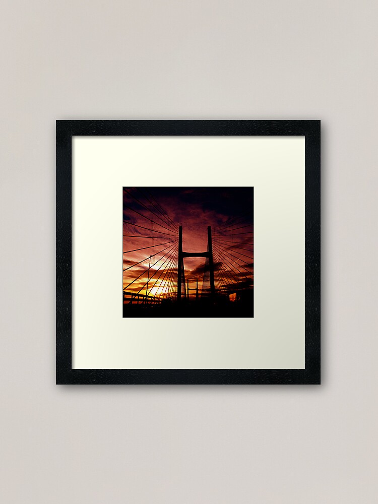 Alternate view of The Road To Swansea Framed Art Print