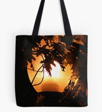 Torching the Tree Tote Bag