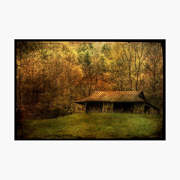 Wood Smoke Burnin', Leaves are Turnin' Photographic Print