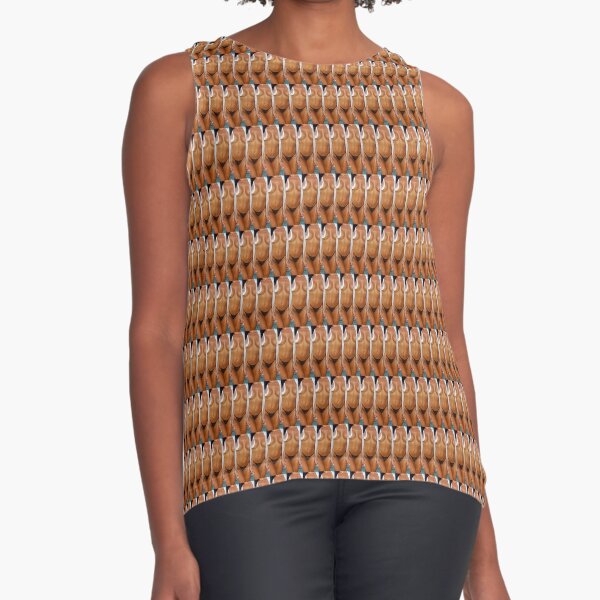 #Pattern, #design, #abstract, #wallpaper, vibrant color, color image, repetition Sleeveless Top