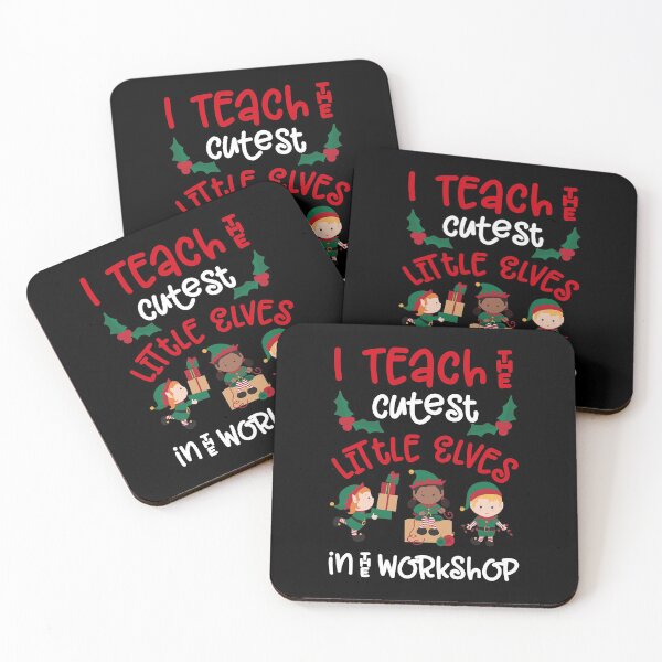 Item preview, Christmas Teacher Quote Funny Teach Elves Workshop Cute Elf  designed and sold by CreatedByHeidi.
