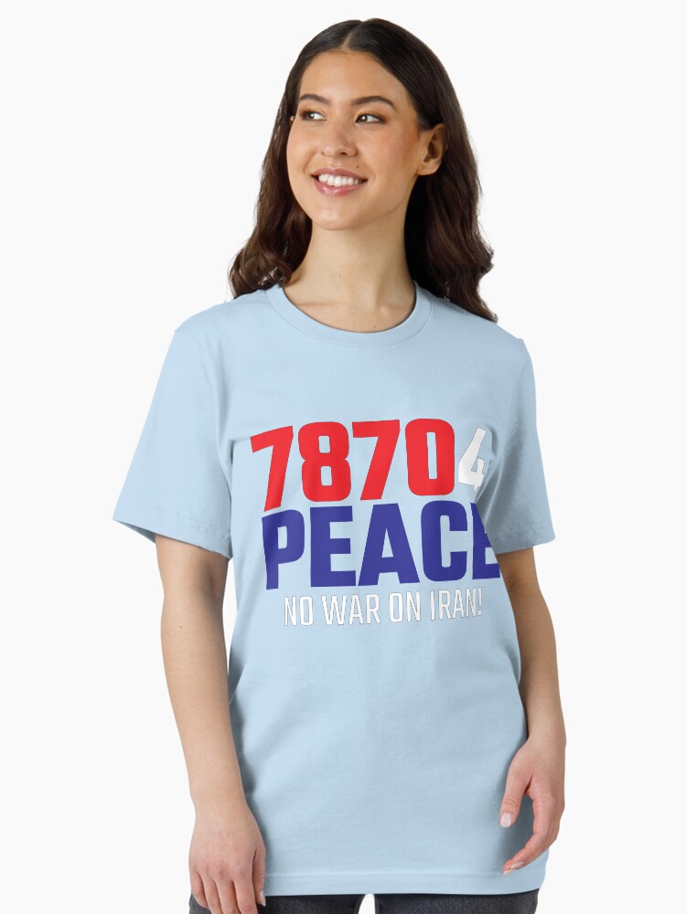 Thumbnail 2 of 7, Essential T-Shirt, 78704 (for) PEACE - No War on Iran! designed and sold by willpate.