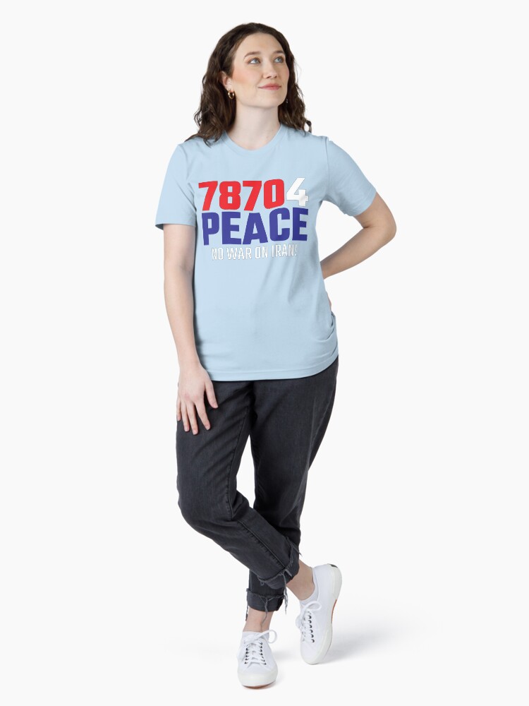 Thumbnail 4 of 7, Essential T-Shirt, 78704 (for) PEACE - No War on Iran! designed and sold by willpate.