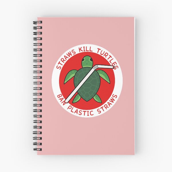 Item preview, Straws Kill Turtles- Ban Plastic Straws designed and sold by syrupsaesthetic.