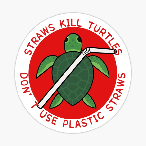 petition: Save our sea turtles! Ban- Straws, plastic rings for canned  drinks!