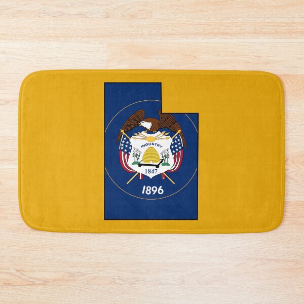 Item preview, U.S. STATES FLAGS/OUTLINES - UTAH designed and sold by WOOFANG.