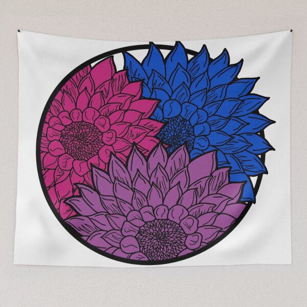 Item preview, Bisexual Pride Flower designed and sold by JaiSzos.